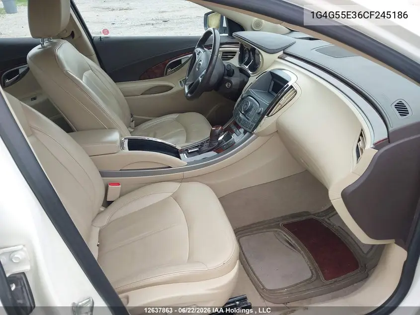 2012 Buick Lacrosse Convenience Group VIN: 1G4G55E36CF245186 Lot: 12637863