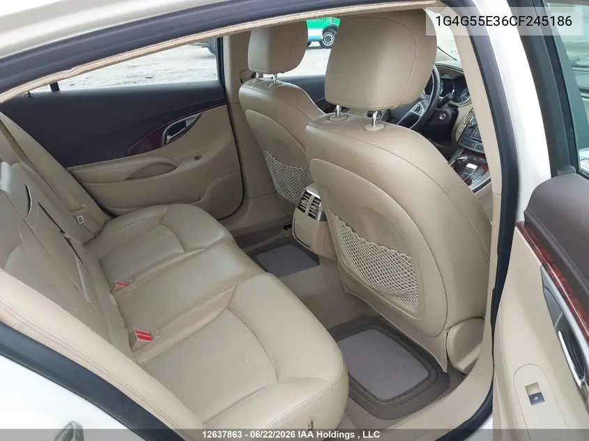 2012 Buick Lacrosse Convenience Group VIN: 1G4G55E36CF245186 Lot: 12637863