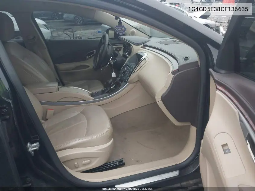 1G4GD5E38CF136635 2012 Buick Lacrosse Premium 1 Group