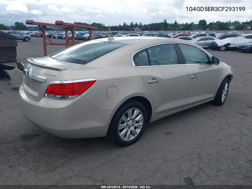 1G4GD5ER3CF293199 2012 Buick Lacrosse Premium 1 Group