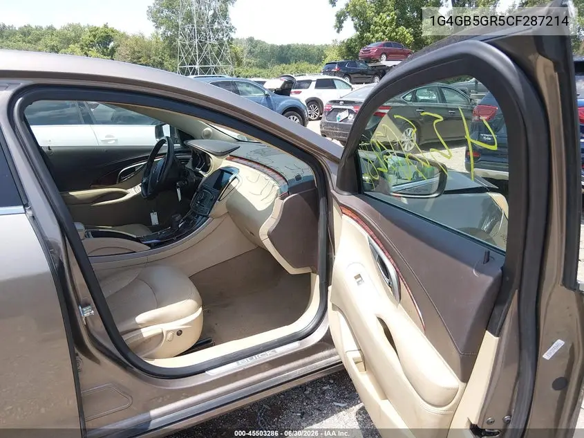 2012 Buick Lacrosse Convenience Group VIN: 1G4GB5GR5CF287214 Lot: 45503286