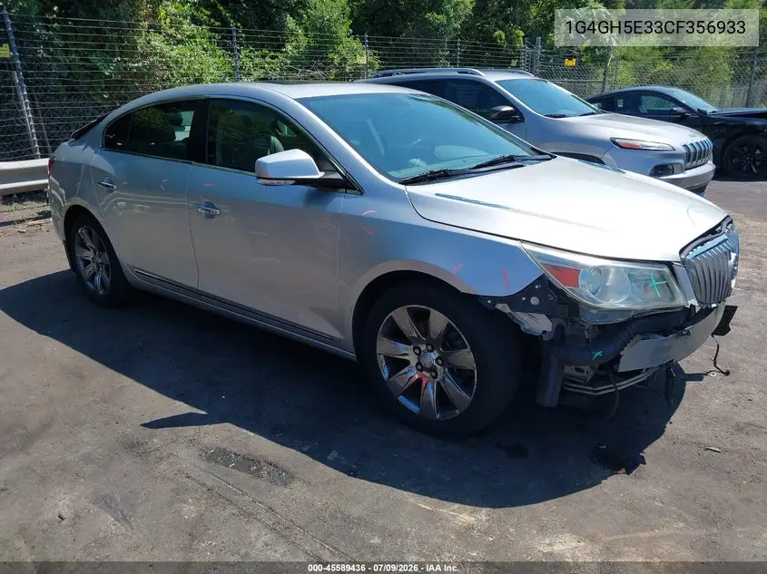 2012 Buick Lacrosse Premium 3 Group VIN: 1G4GH5E33CF356933 Lot: 45589436
