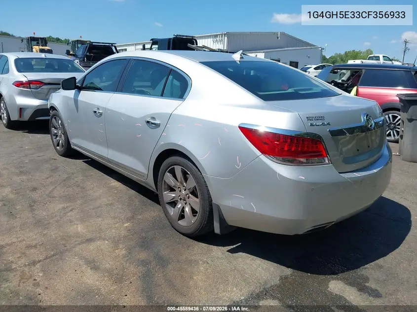 2012 Buick Lacrosse Premium 3 Group VIN: 1G4GH5E33CF356933 Lot: 45589436