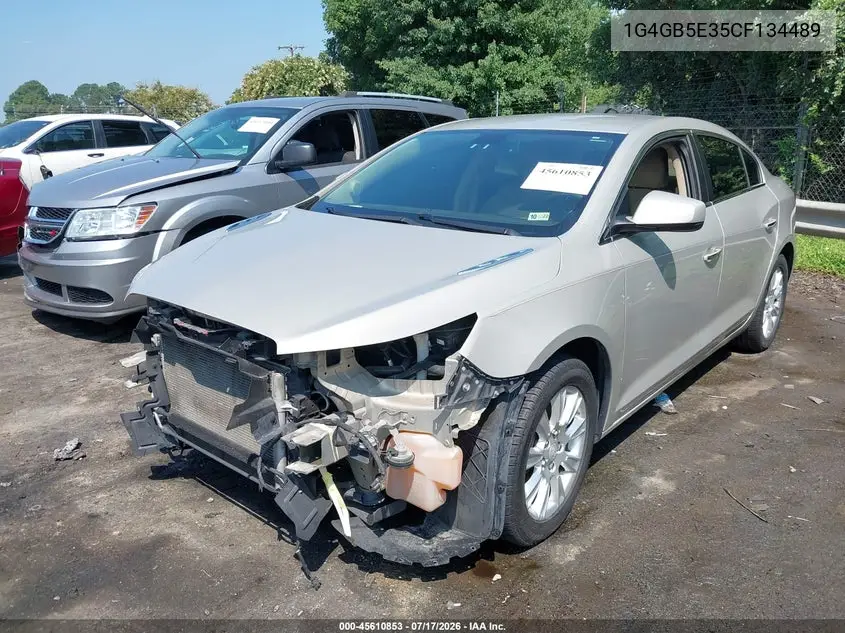 2012 Buick Lacrosse Convenience Group VIN: 1G4GB5E35CF134489 Lot: 45610853