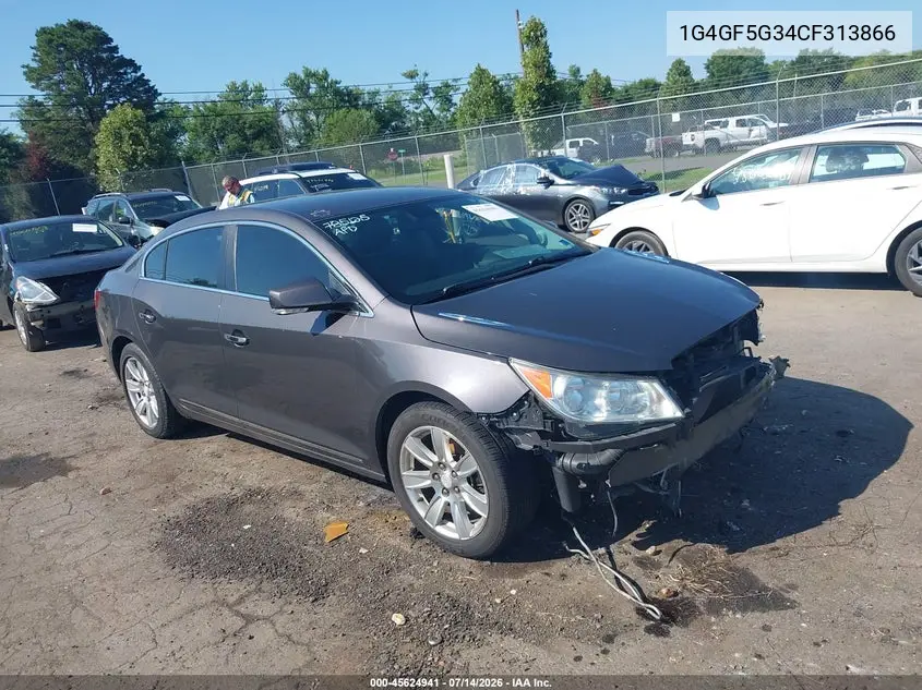 2012 Buick Lacrosse Premium 2 Group VIN: 1G4GF5G34CF313866 Lot: 45624941