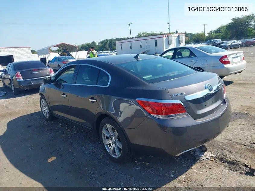 2012 Buick Lacrosse Premium 2 Group VIN: 1G4GF5G34CF313866 Lot: 45624941