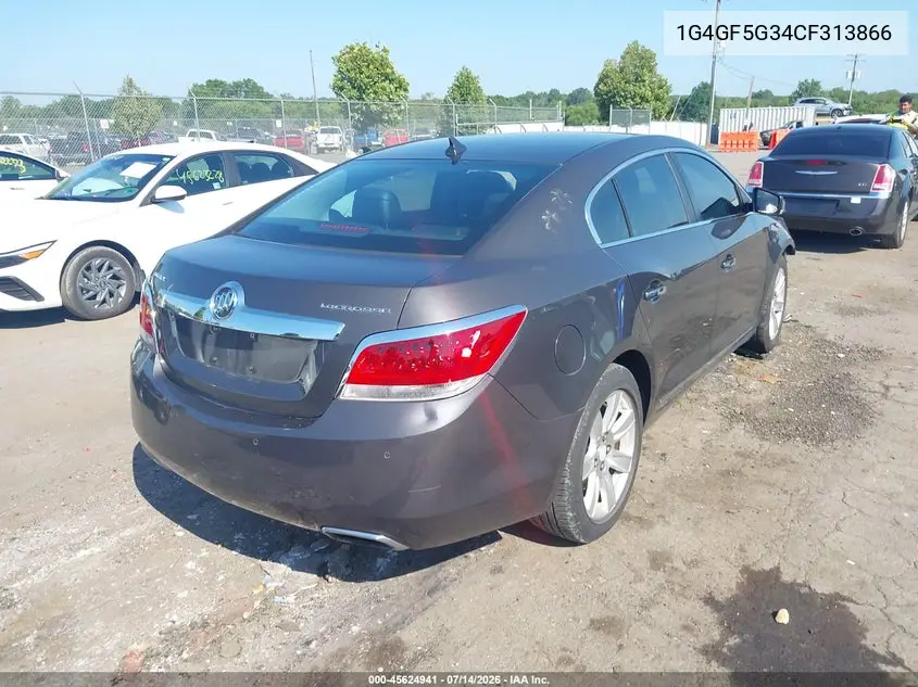 2012 Buick Lacrosse Premium 2 Group VIN: 1G4GF5G34CF313866 Lot: 45624941
