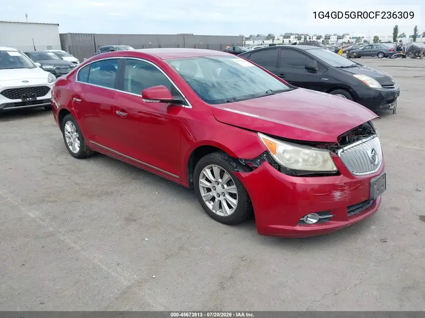 2012 Buick Lacrosse Premium 1 Group VIN: 1G4GD5GR0CF236309 Lot: 45673913