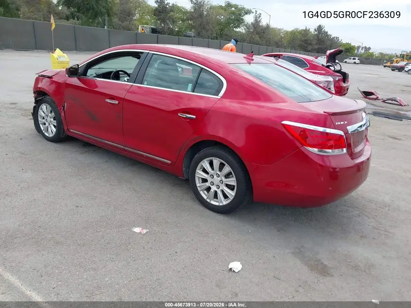 2012 Buick Lacrosse Premium 1 Group VIN: 1G4GD5GR0CF236309 Lot: 45673913