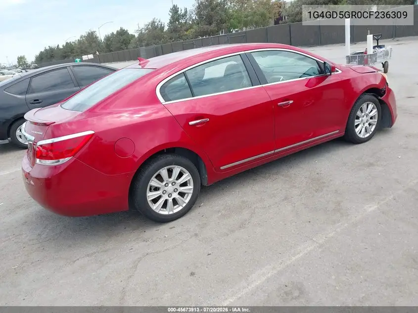 2012 Buick Lacrosse Premium 1 Group VIN: 1G4GD5GR0CF236309 Lot: 45673913