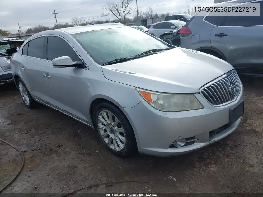 1G4GC5E35DF227219 2013 Buick Lacrosse Leather Group