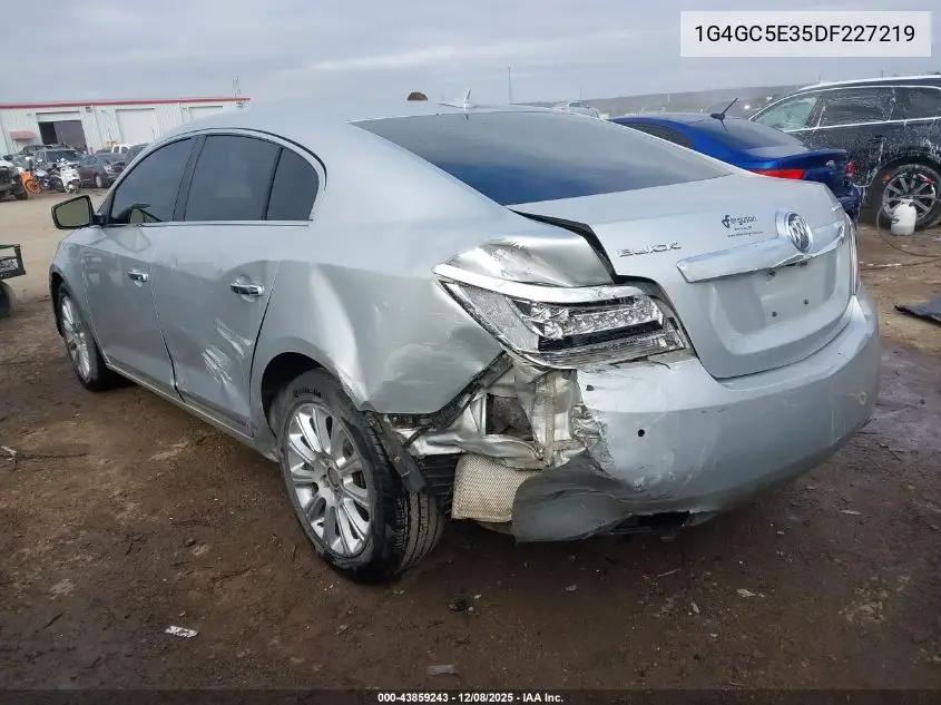 1G4GC5E35DF227219 2013 Buick Lacrosse Leather Group