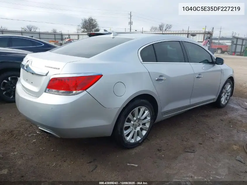 1G4GC5E35DF227219 2013 Buick Lacrosse Leather Group