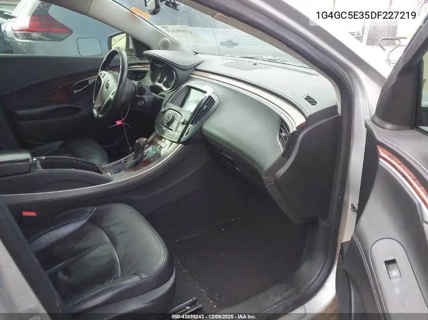 1G4GC5E35DF227219 2013 Buick Lacrosse Leather Group