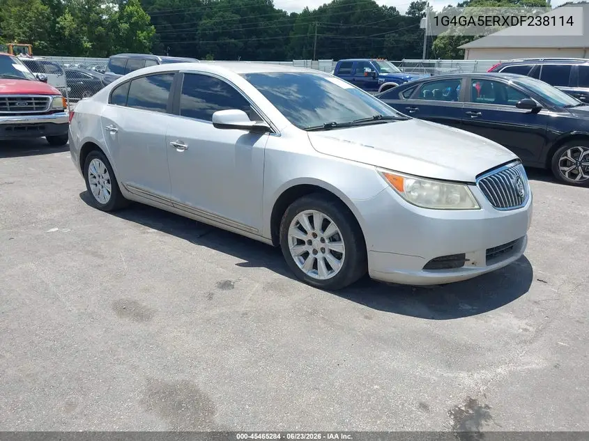 2013 Buick Lacrosse VIN: 1G4GA5ERXDF238114 Lot: 45465284