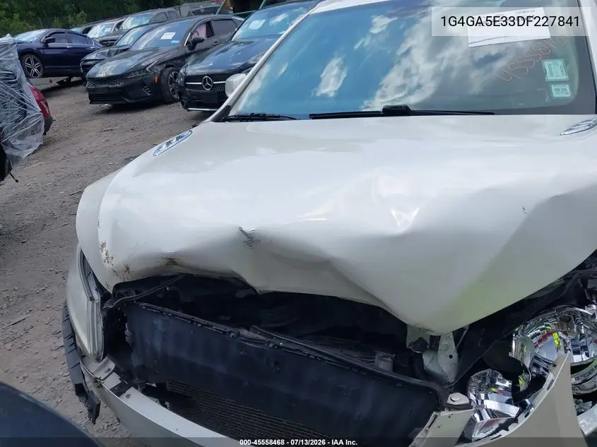 2013 Buick Lacrosse VIN: 1G4GA5E33DF227841 Lot: 45558468