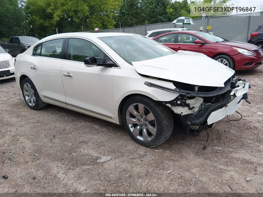 2013 Buick Lacrosse Premium 1 Group VIN: 1G4GF5E3XDF196847 Lot: 45581549