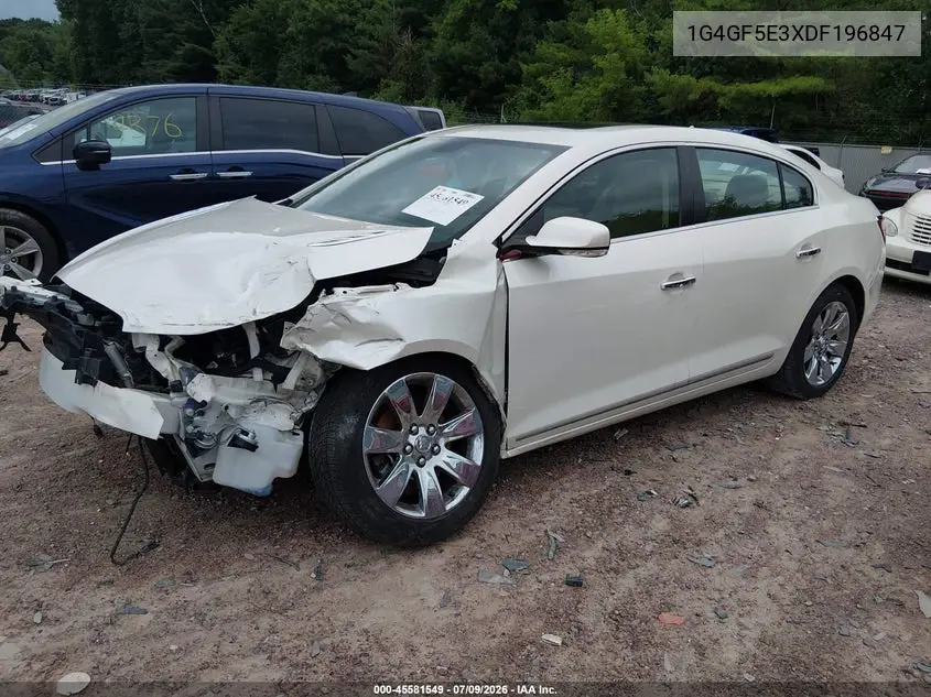 2013 Buick Lacrosse Premium 1 Group VIN: 1G4GF5E3XDF196847 Lot: 45581549