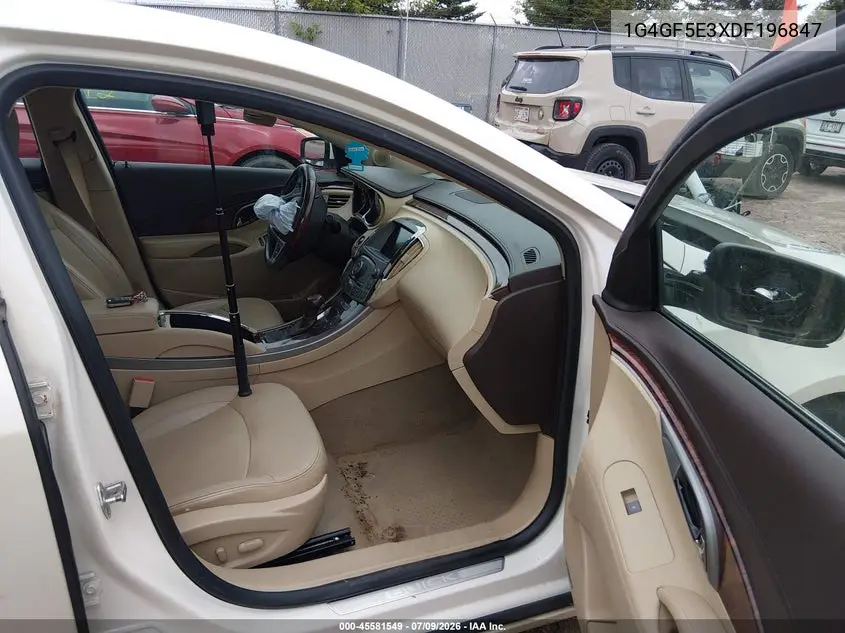 2013 Buick Lacrosse Premium 1 Group VIN: 1G4GF5E3XDF196847 Lot: 45581549