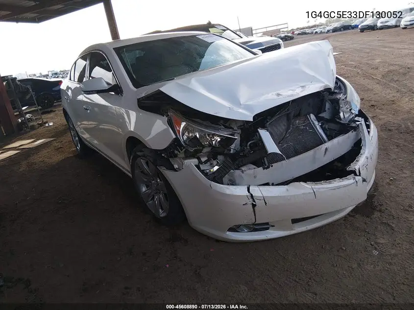 2013 Buick Lacrosse Leather Group VIN: 1G4GC5E33DF130052 Lot: 45608890