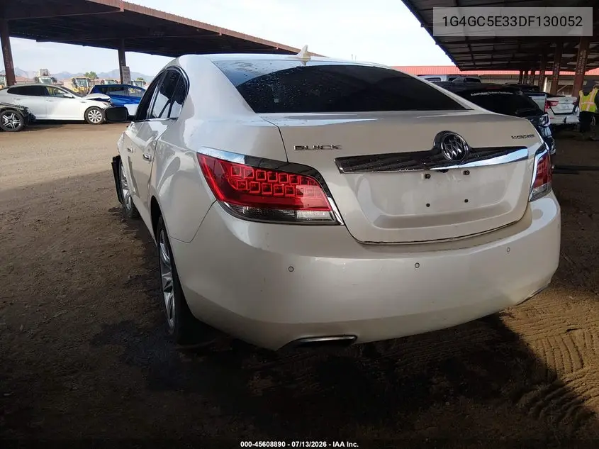 2013 Buick Lacrosse Leather Group VIN: 1G4GC5E33DF130052 Lot: 45608890