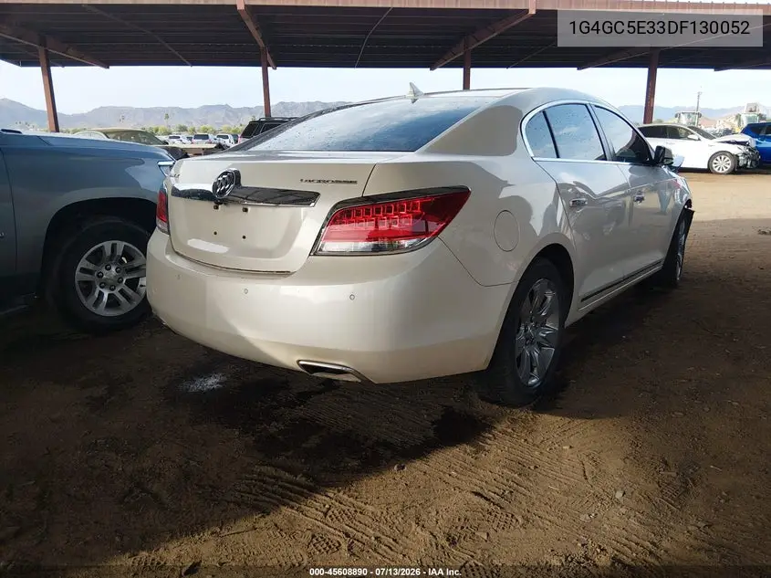2013 Buick Lacrosse Leather Group VIN: 1G4GC5E33DF130052 Lot: 45608890
