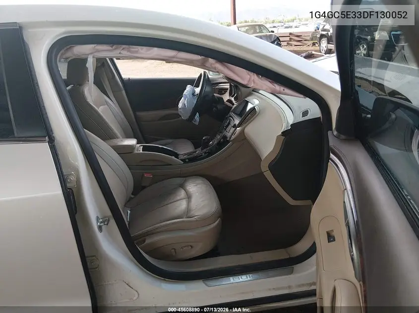 2013 Buick Lacrosse Leather Group VIN: 1G4GC5E33DF130052 Lot: 45608890