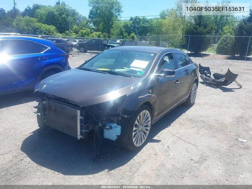 2014 Buick Lacrosse Premium Ii Group VIN: 1G4GF5G35EF153631 Lot: 45220251