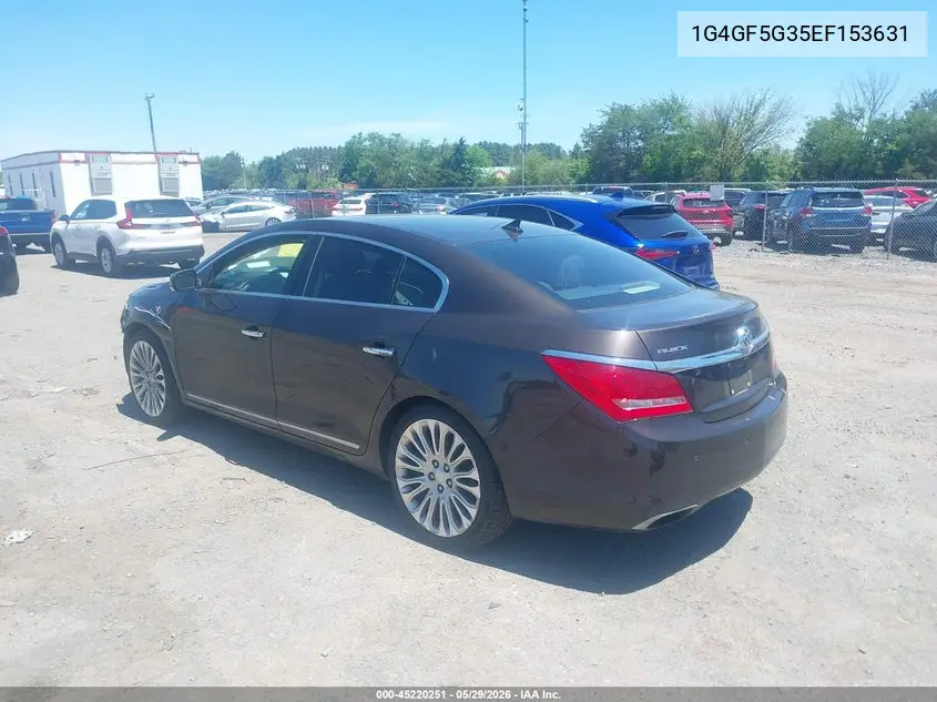 2014 Buick Lacrosse Premium Ii Group VIN: 1G4GF5G35EF153631 Lot: 45220251