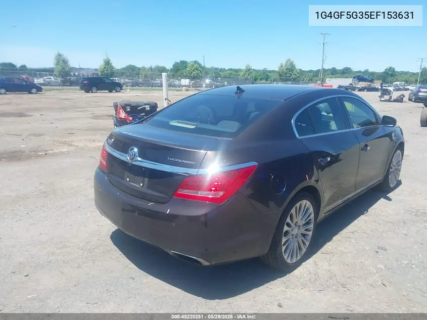 2014 Buick Lacrosse Premium Ii Group VIN: 1G4GF5G35EF153631 Lot: 45220251