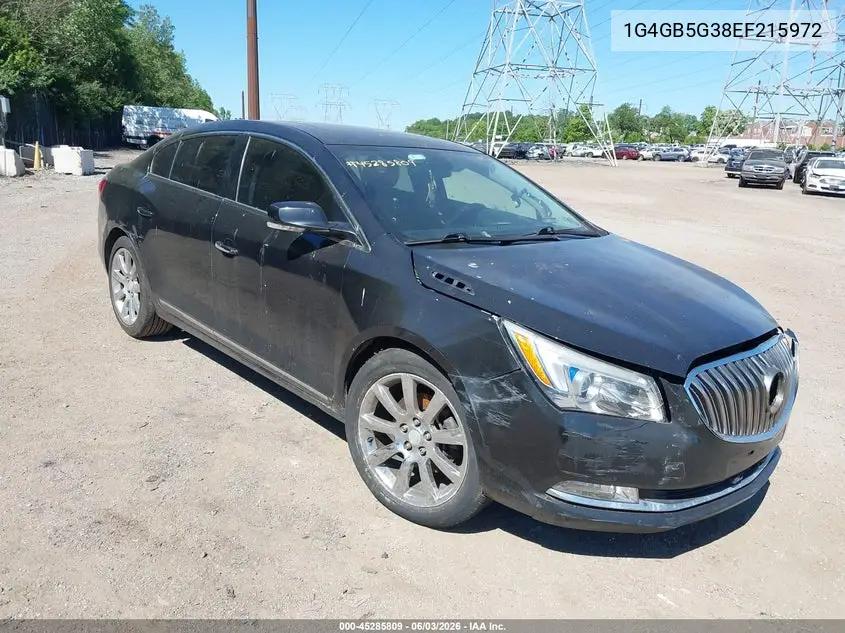 2014 Buick Lacrosse Leather Group VIN: 1G4GB5G38EF215972 Lot: 45285809