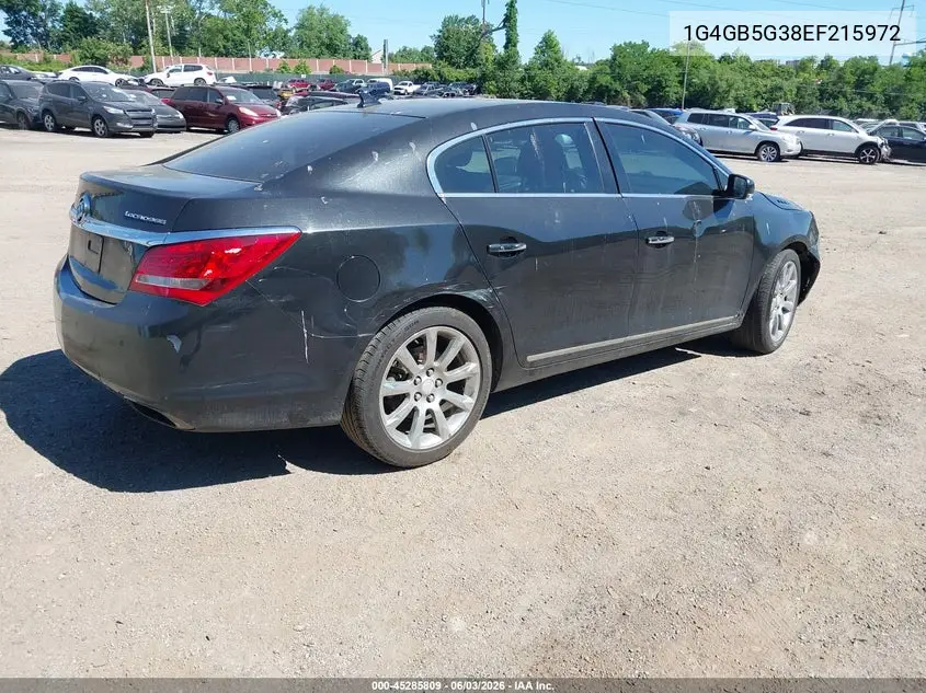 2014 Buick Lacrosse Leather Group VIN: 1G4GB5G38EF215972 Lot: 45285809