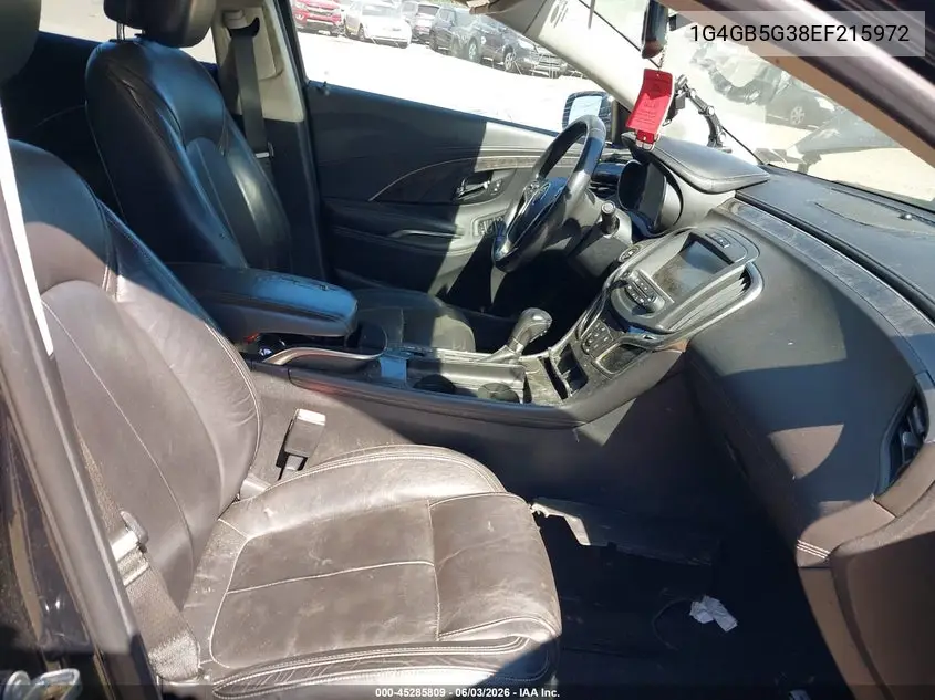 2014 Buick Lacrosse Leather Group VIN: 1G4GB5G38EF215972 Lot: 45285809