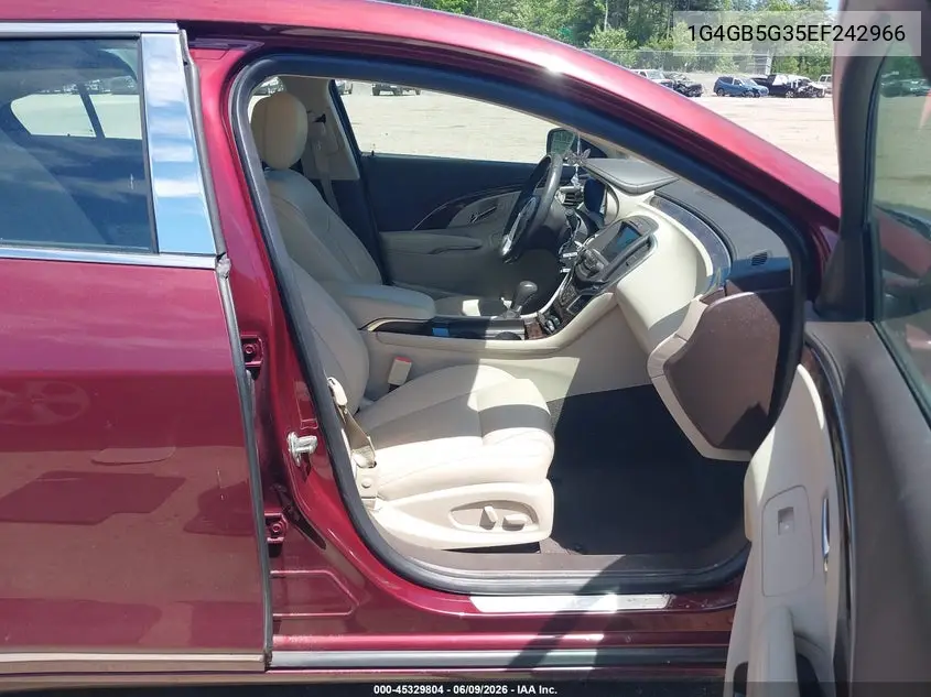2014 Buick Lacrosse Leather Group VIN: 1G4GB5G35EF242966 Lot: 45329804