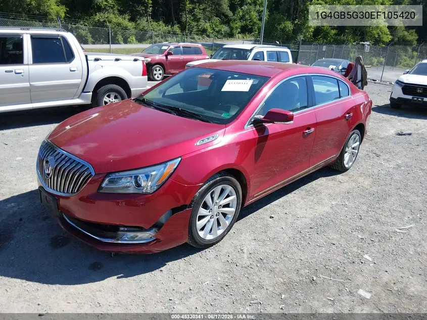 2014 Buick Lacrosse Leather Group VIN: 1G4GB5G30EF105420 Lot: 45330341