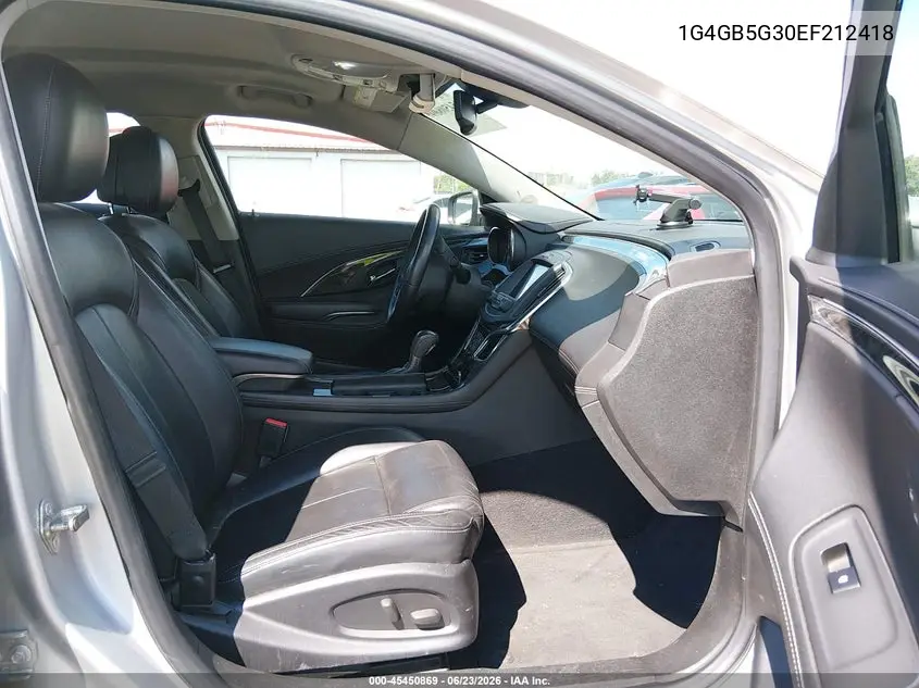 2014 Buick Lacrosse Leather Group VIN: 1G4GB5G30EF212418 Lot: 45450869