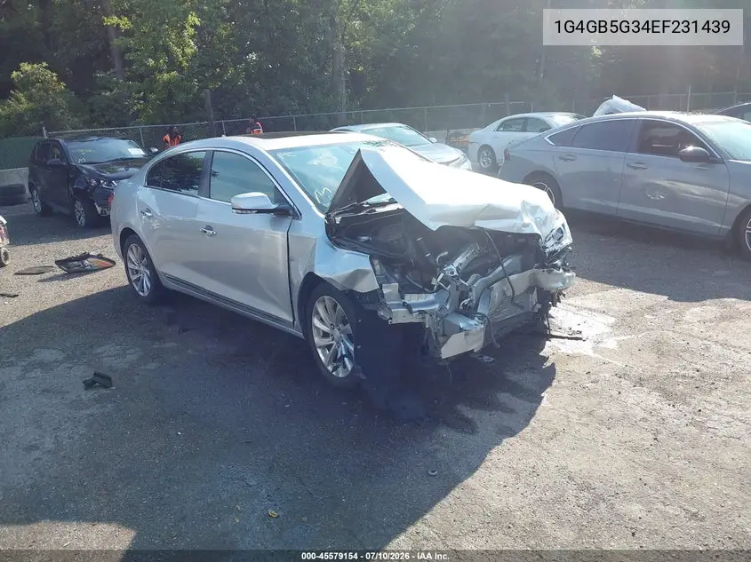 2014 Buick Lacrosse Leather Group VIN: 1G4GB5G34EF231439 Lot: 45579154