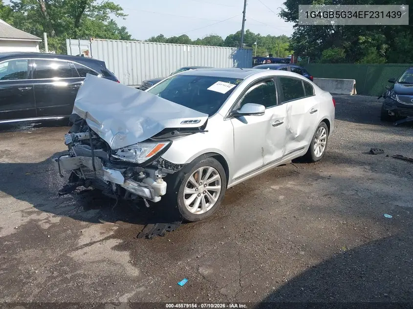2014 Buick Lacrosse Leather Group VIN: 1G4GB5G34EF231439 Lot: 45579154