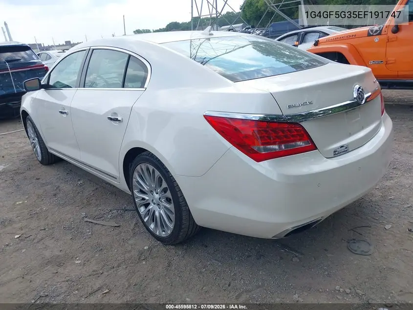 2014 Buick Lacrosse Premium Ii Group VIN: 1G4GF5G35EF191747 Lot: 45595812