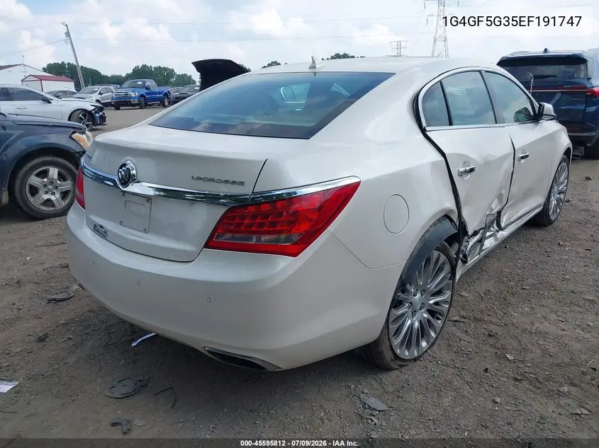 2014 Buick Lacrosse Premium Ii Group VIN: 1G4GF5G35EF191747 Lot: 45595812