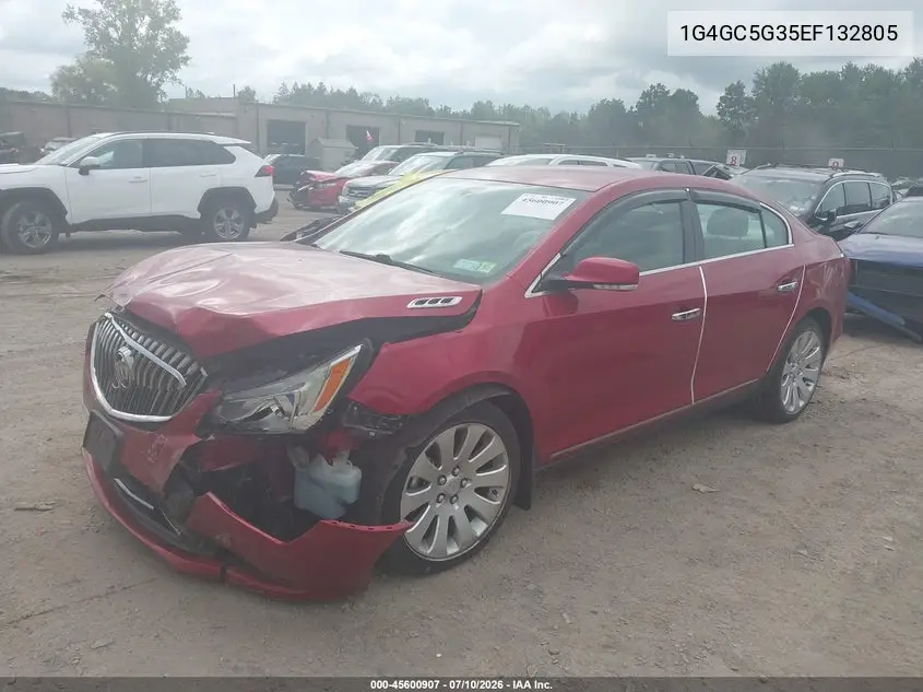 2014 Buick Lacrosse Leather Group VIN: 1G4GC5G35EF132805 Lot: 45600907