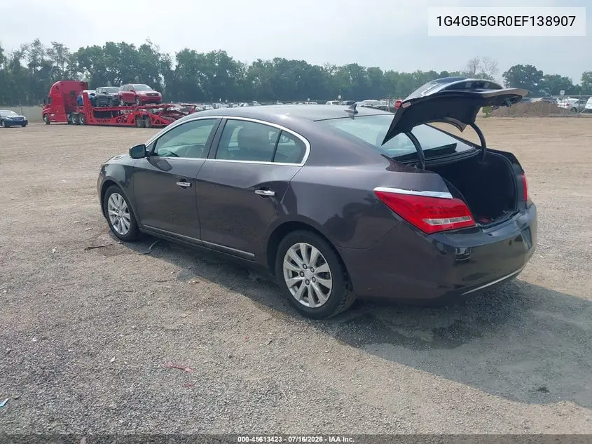 2014 Buick Lacrosse Leather Group VIN: 1G4GB5GR0EF138907 Lot: 45613423
