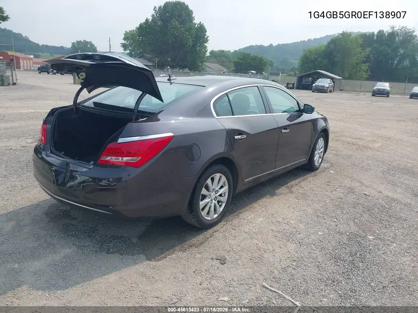 2014 Buick Lacrosse Leather Group VIN: 1G4GB5GR0EF138907 Lot: 45613423