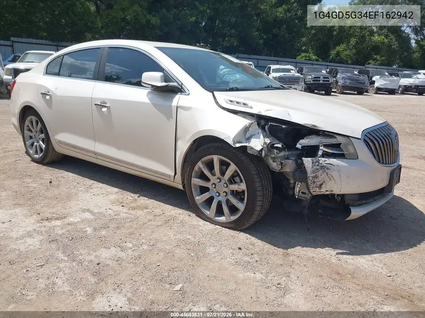 2014 Buick Lacrosse Premium I Group VIN: 1G4GD5G34EF162942 Lot: 45683831