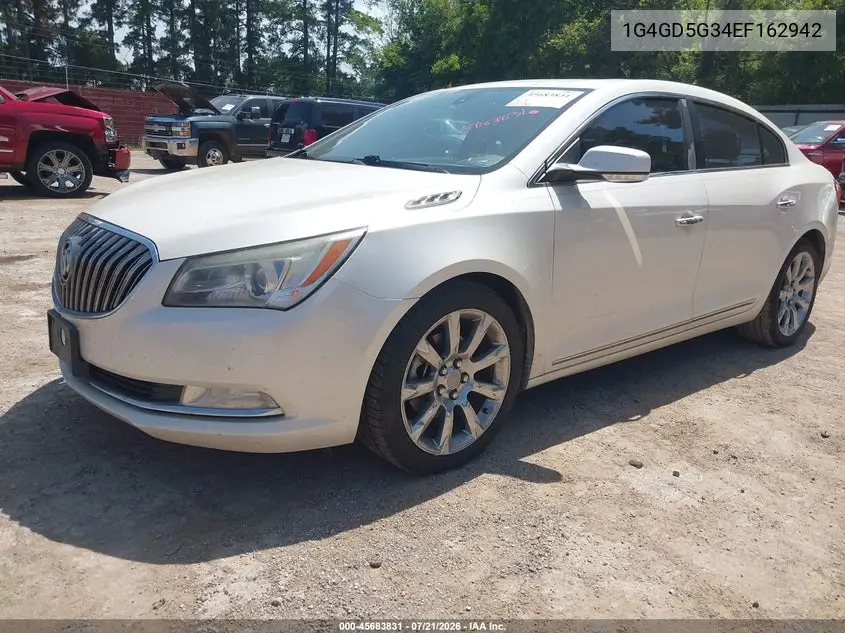 2014 Buick Lacrosse Premium I Group VIN: 1G4GD5G34EF162942 Lot: 45683831