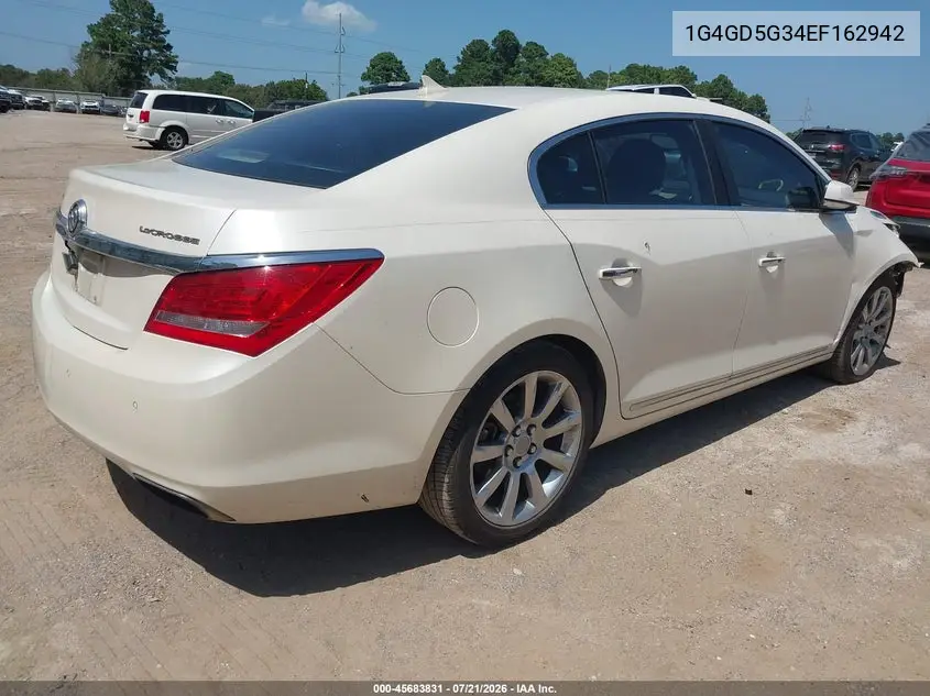2014 Buick Lacrosse Premium I Group VIN: 1G4GD5G34EF162942 Lot: 45683831