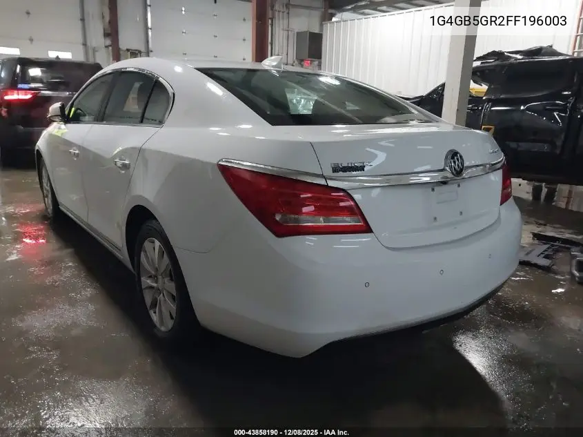 1G4GB5GR2FF196003 2015 Buick Lacrosse Leather