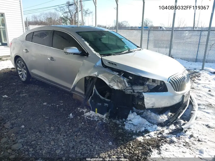1G4GB5G32FF119367 2015 Buick Lacrosse Leather