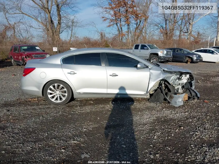1G4GB5G32FF119367 2015 Buick Lacrosse Leather