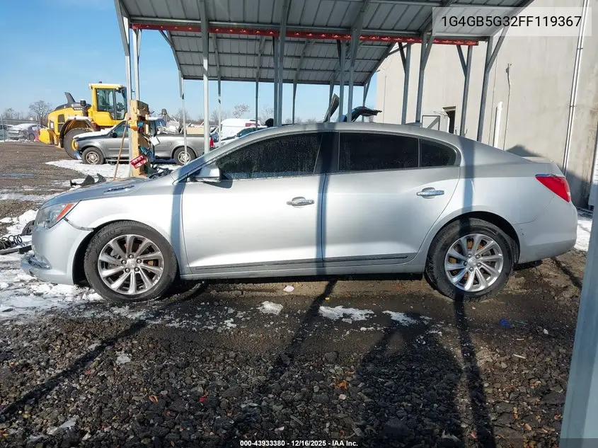 1G4GB5G32FF119367 2015 Buick Lacrosse Leather